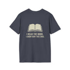 I Read The Book Back Print T-Shirt