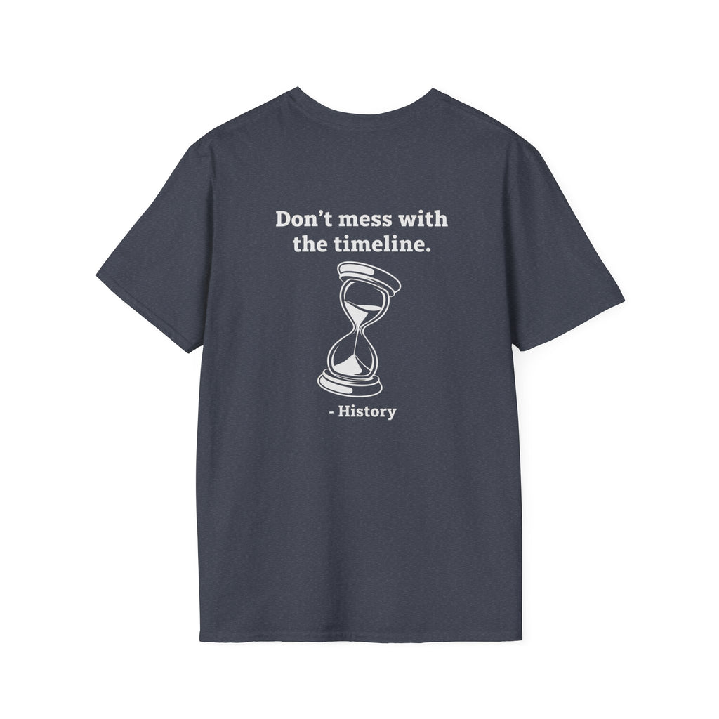 Time Travel Paradox Back Print T-Shirt