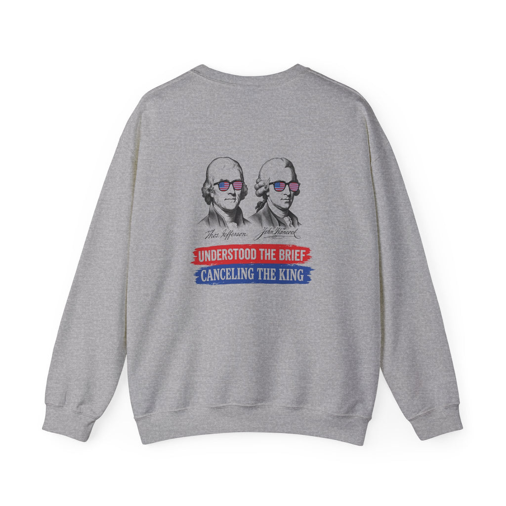 Jefferson Hancock Canceling The King Back Print Sweatshirt