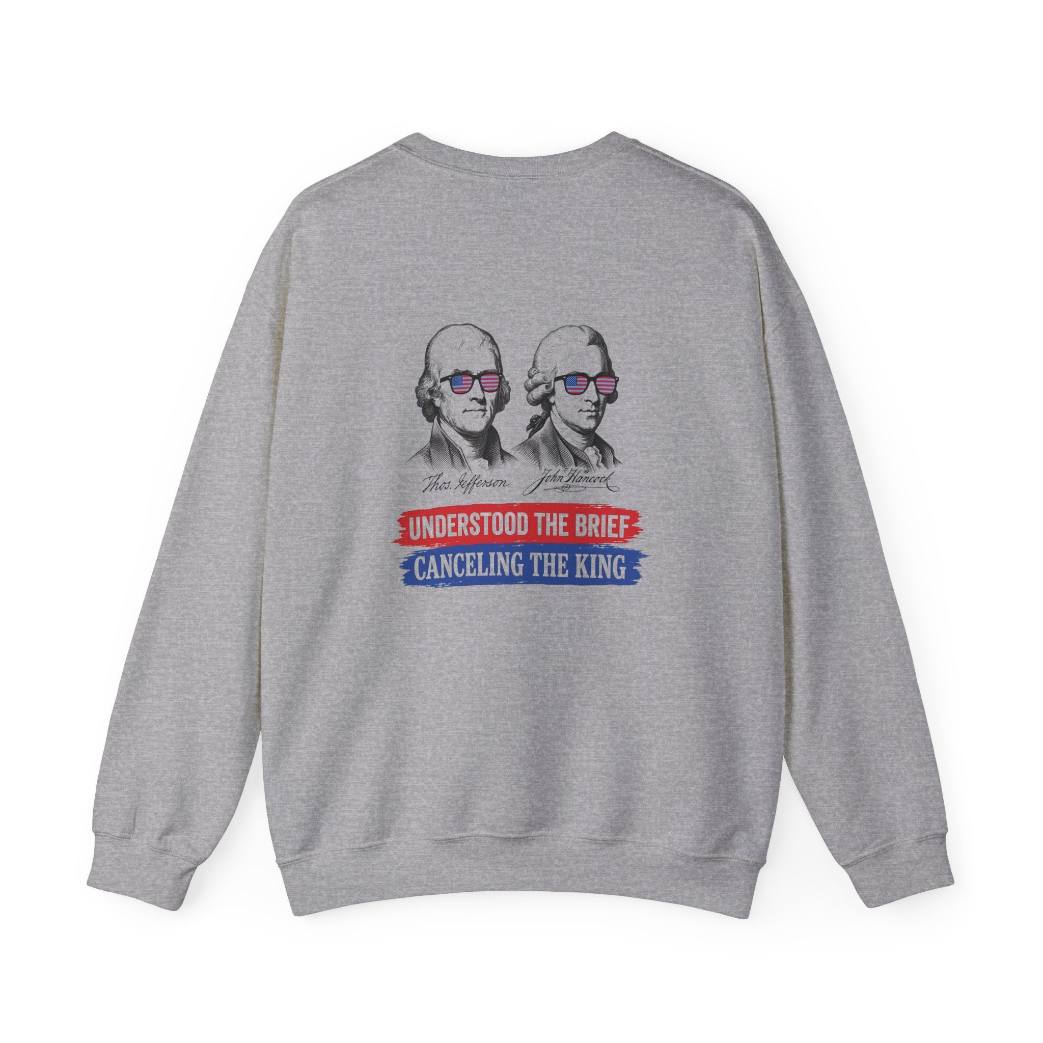 Jefferson Hancock Canceling The King Back Print Sweatshirt