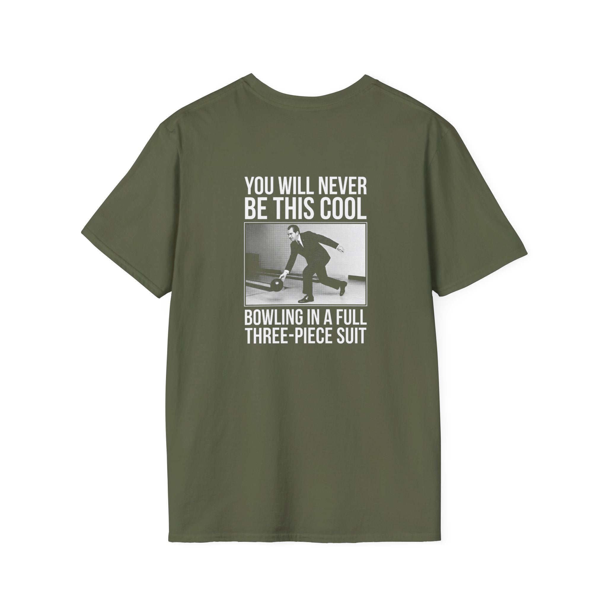 Nixon Suit Bowling Flex Back Print T-Shirt