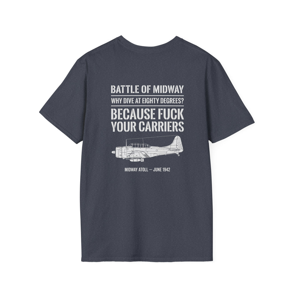 Battle of Midway Back Print T-Shirt