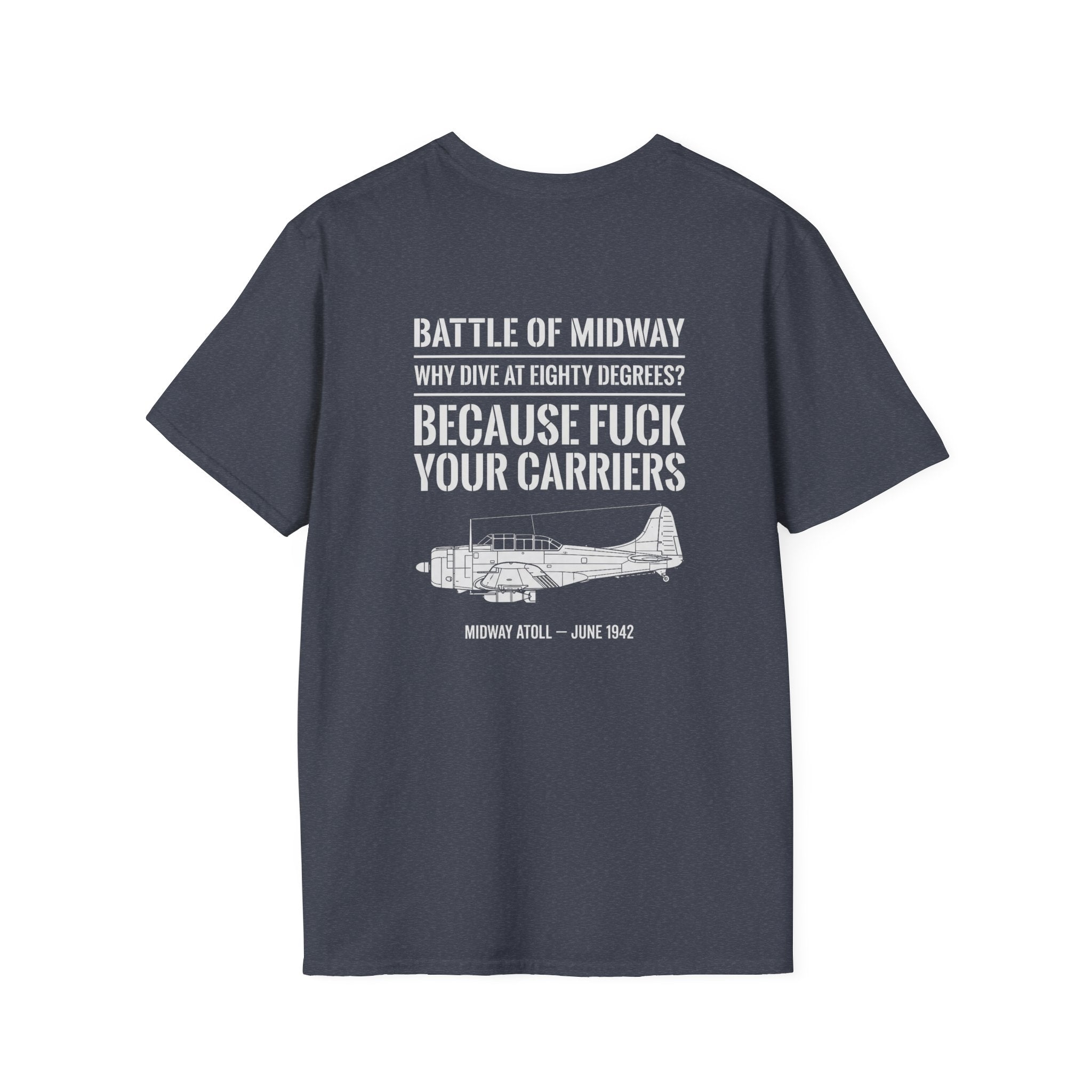 Battle of Midway Back Print T-Shirt
