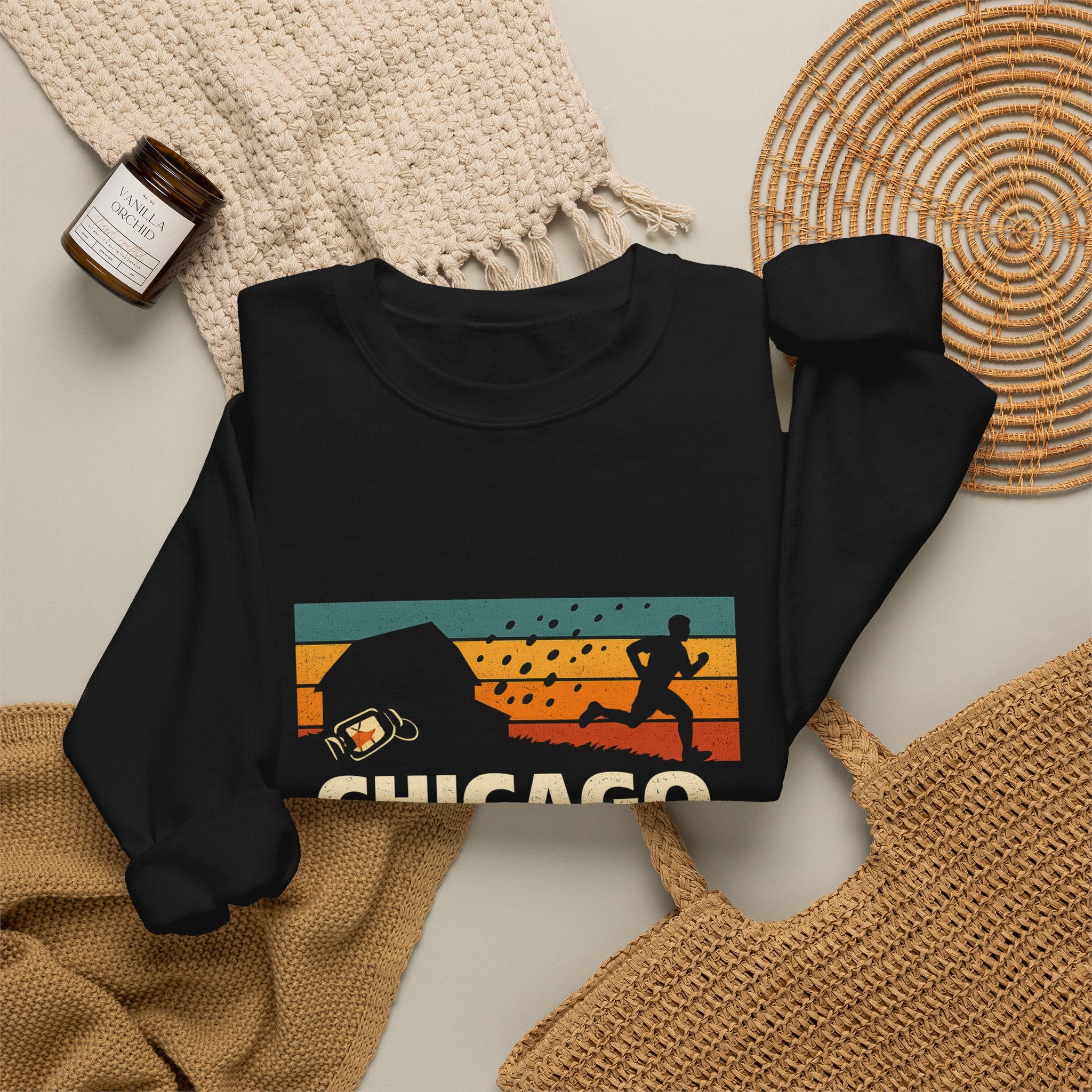 Chicago Great Fire 5K Retro Sweatshirt