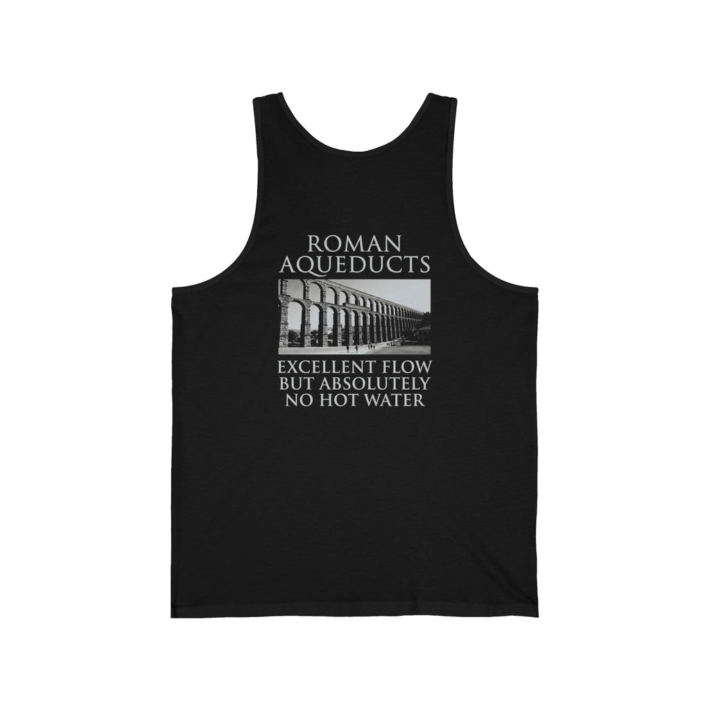 Roman Aqueducts Service Review Back Print Tank Top