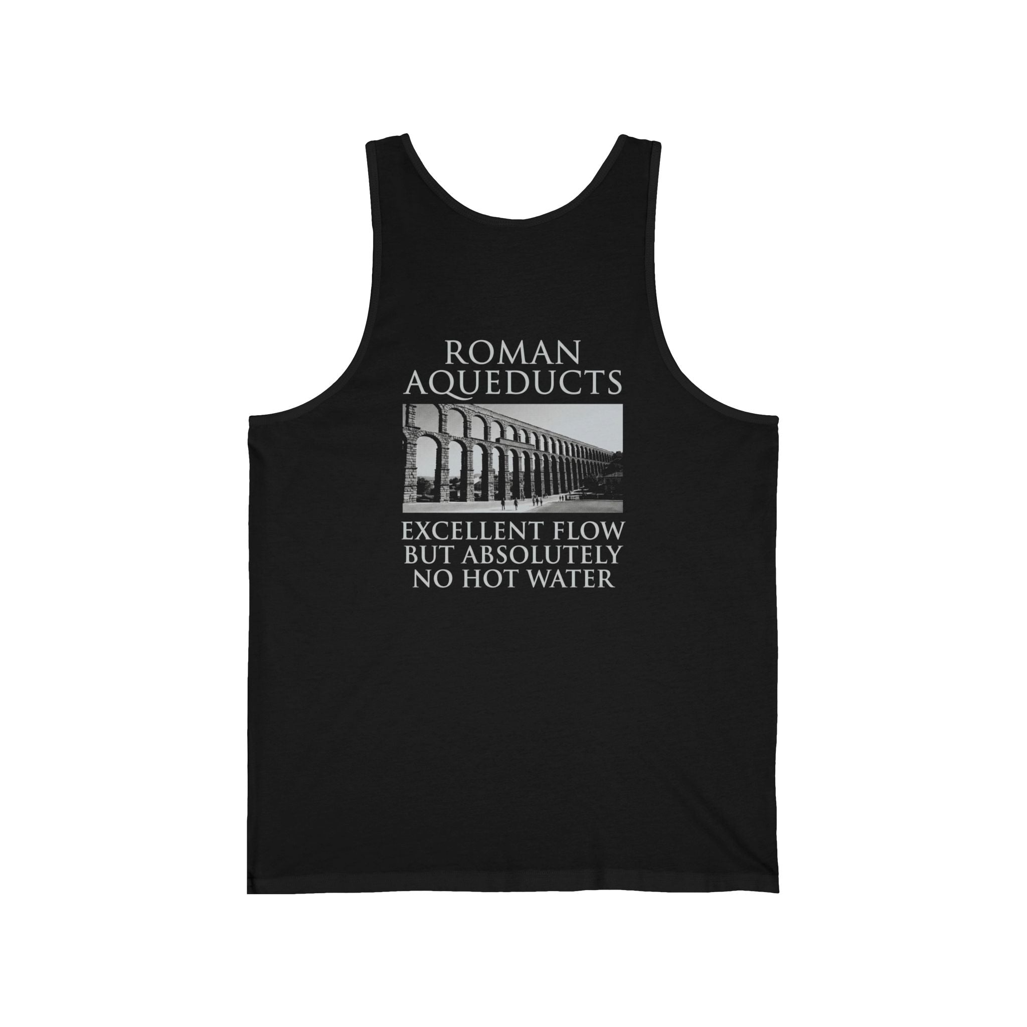 Roman Aqueducts Service Review Back Print Tank Top