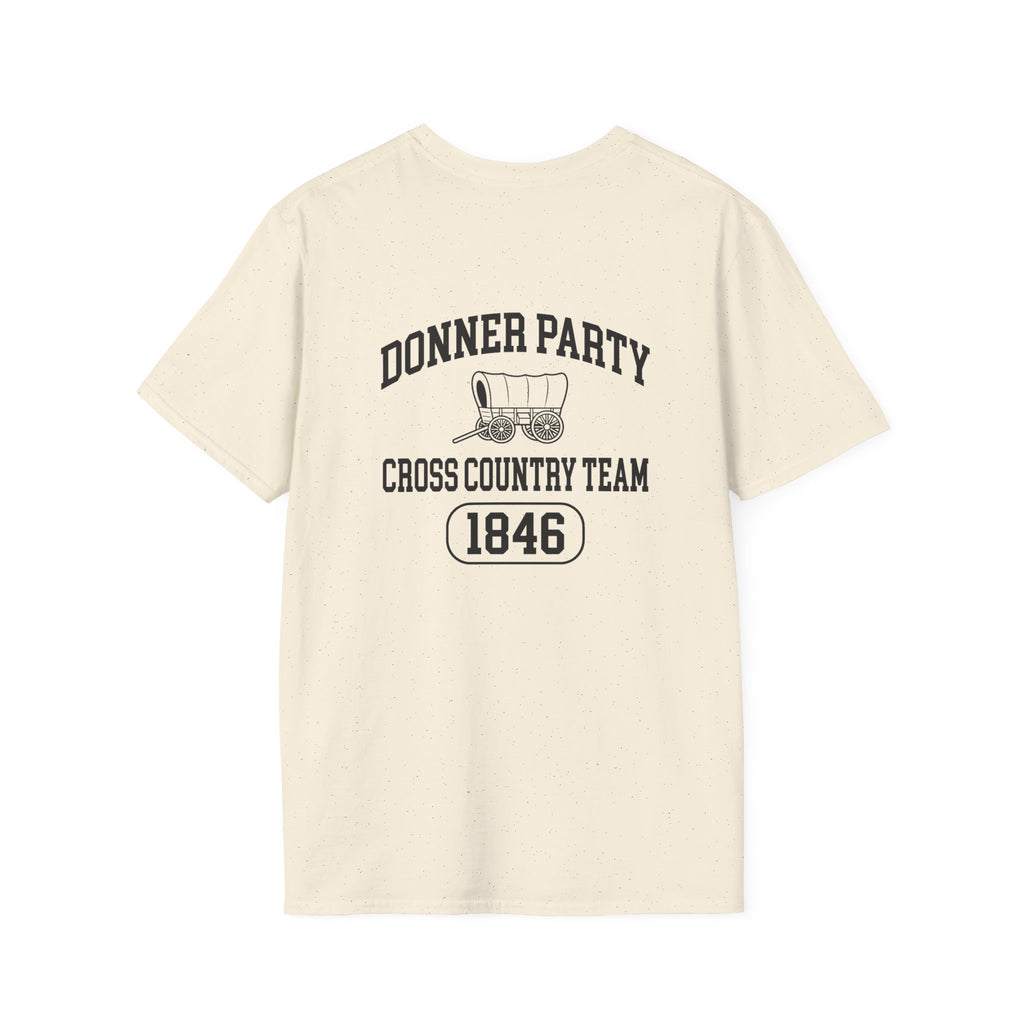 Donner Party Cross Country Team Back Print T-Shirt