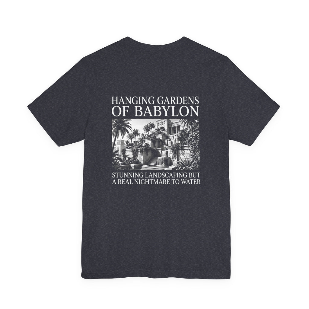 Hanging Gardens Landscaping Back Print Premium Tee