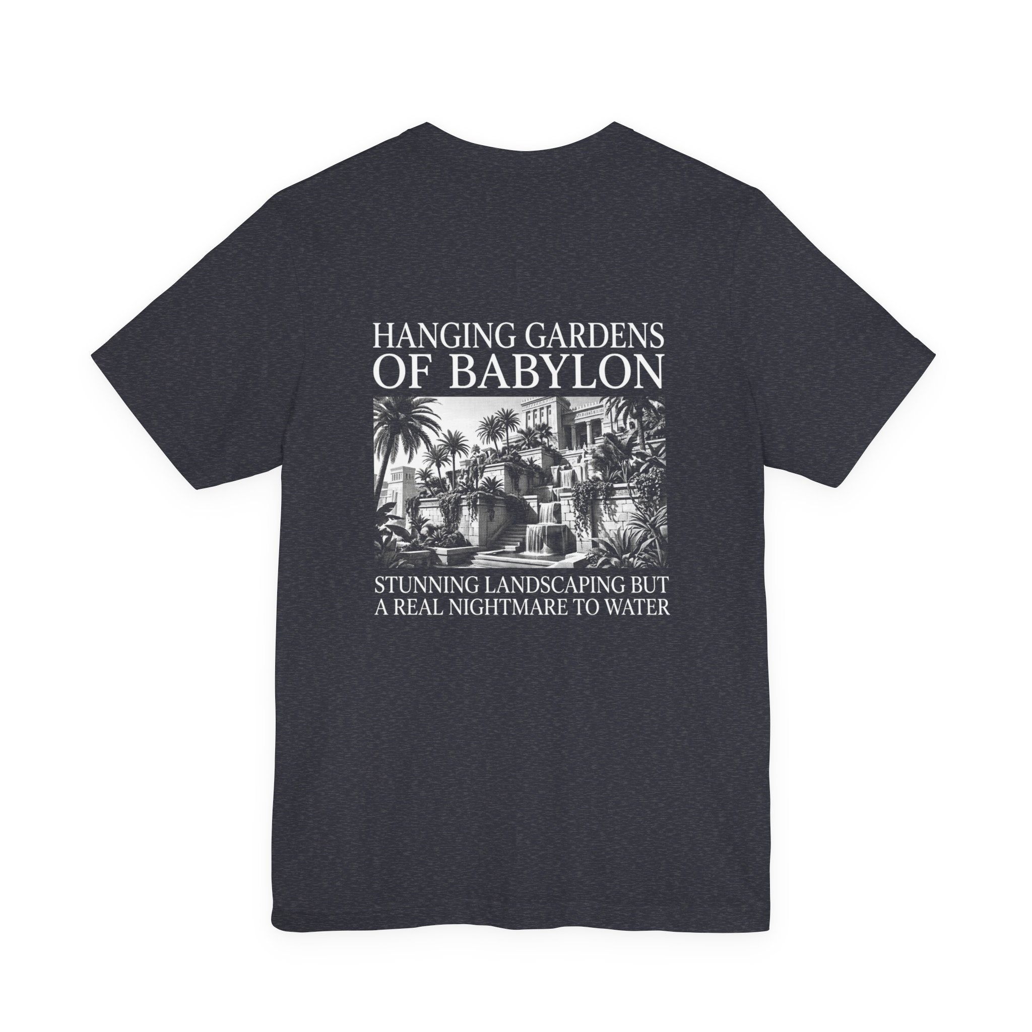 Hanging Gardens Landscaping Back Print Premium Tee
