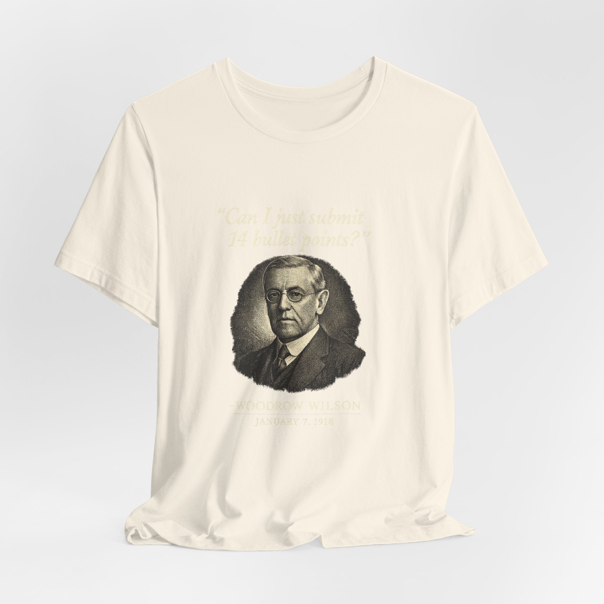 Woodrow Wilson Fourteen Points Procrastination Premium Tee