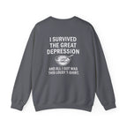 Great Depression Back Print Sweatshirt