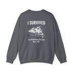 I Survived The Hindenburg Disaster Back Print Sweatshirt