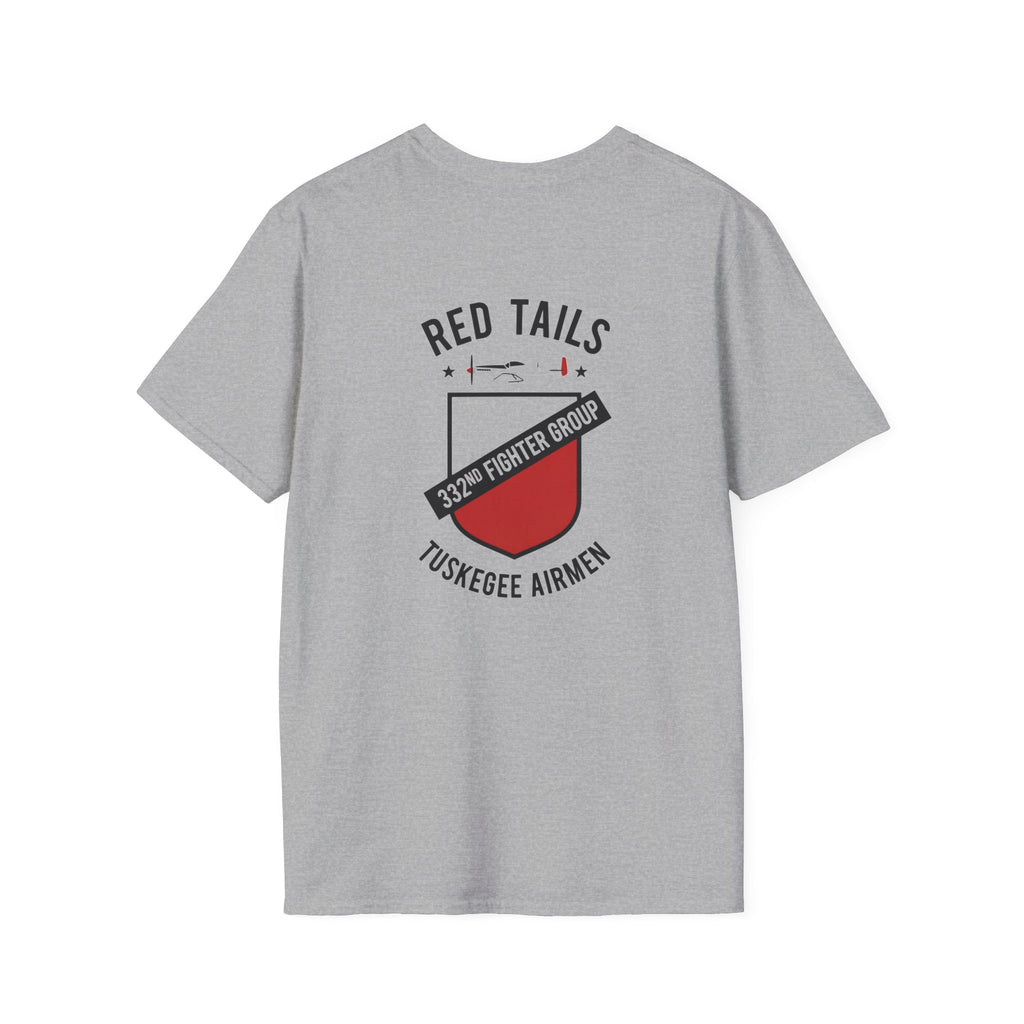 Red Tails 332nd Fighter Group Back Print T-Shirt