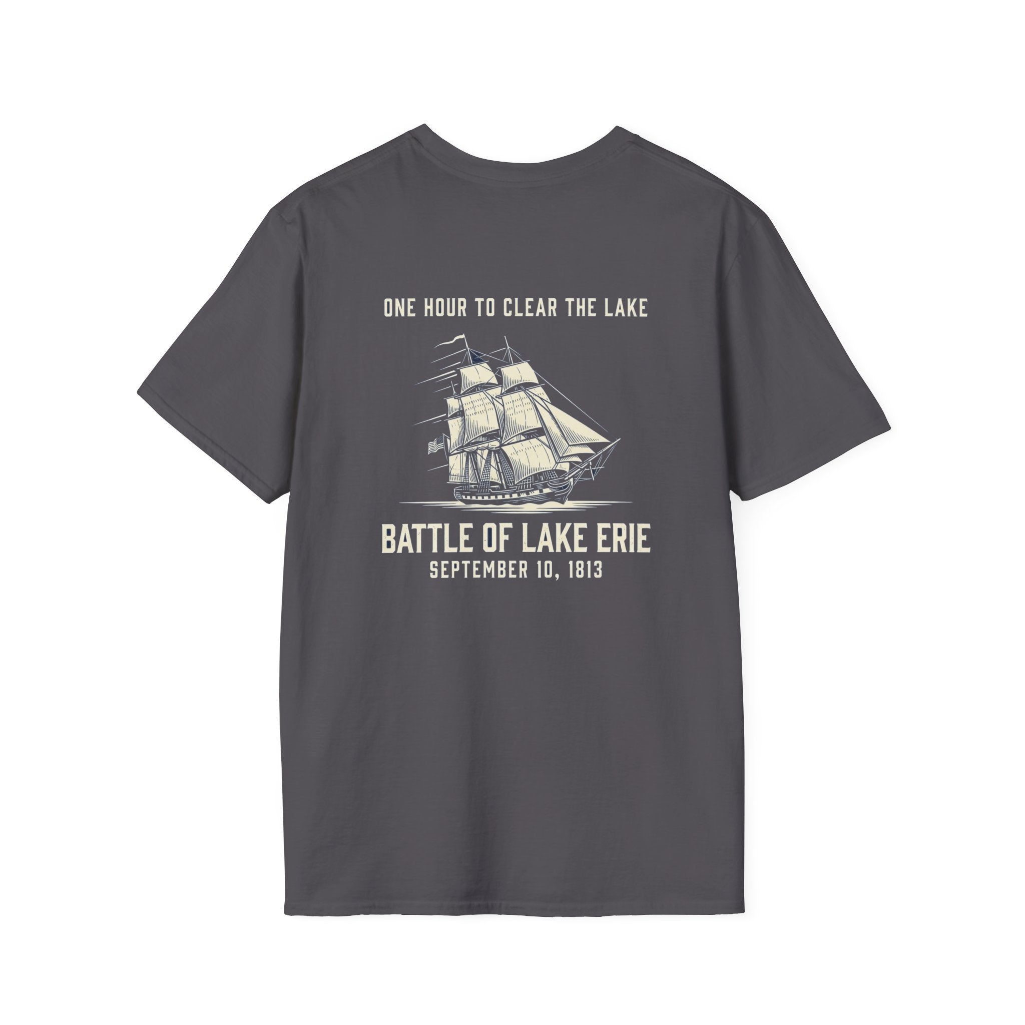 Battle of Lake Erie Back Print T-Shirt