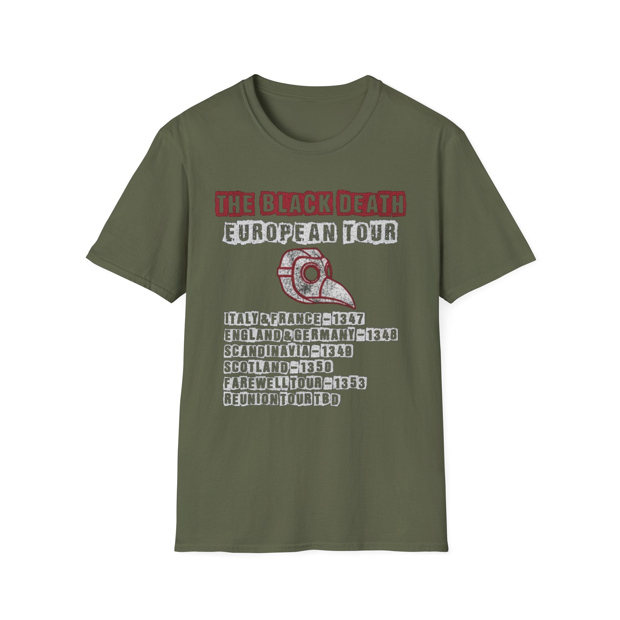 The Black Death European Tour T-Shirt