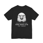 Stressed Eagle Fine Since Back Print Premium Tee