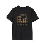 I Survived The Fall of Back Print T-Shirt