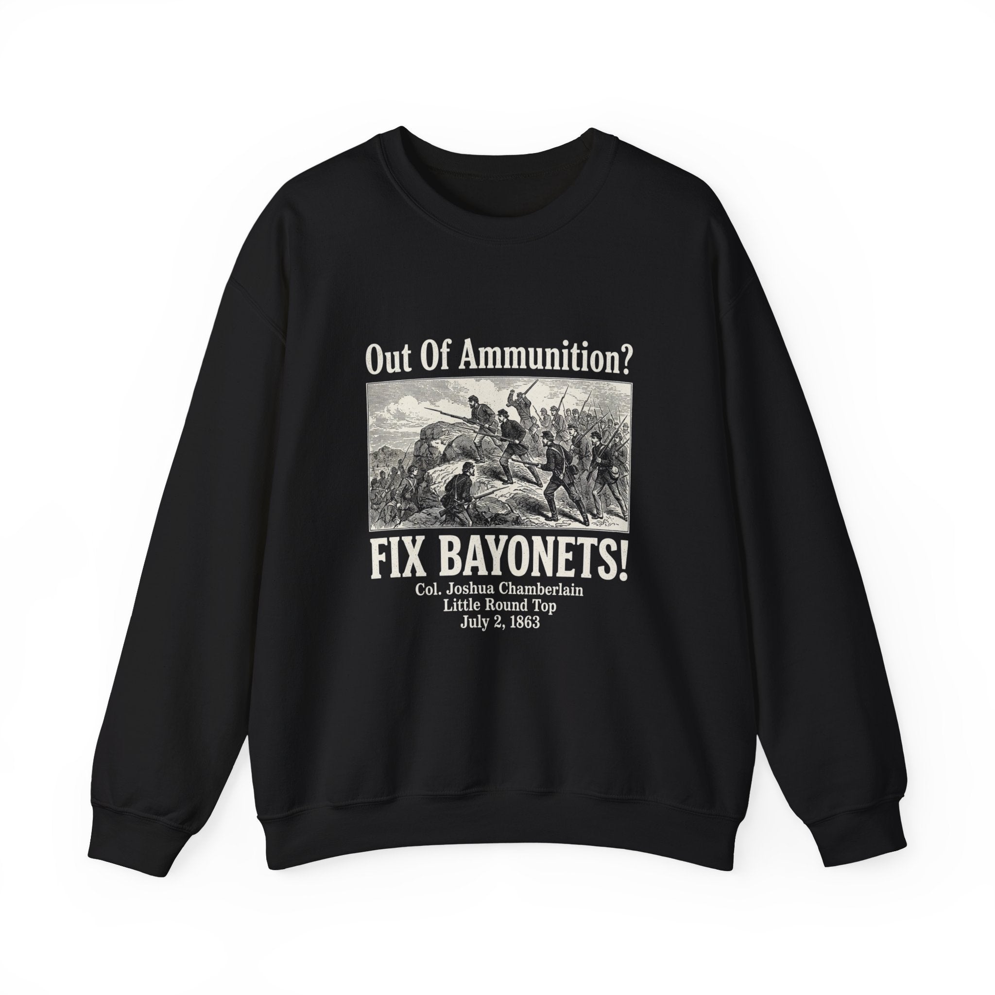 Out of Ammunition Fix Bayonets Sweatshirt