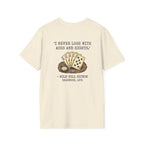 Dead Mans Hand Poker Back Print T-Shirt