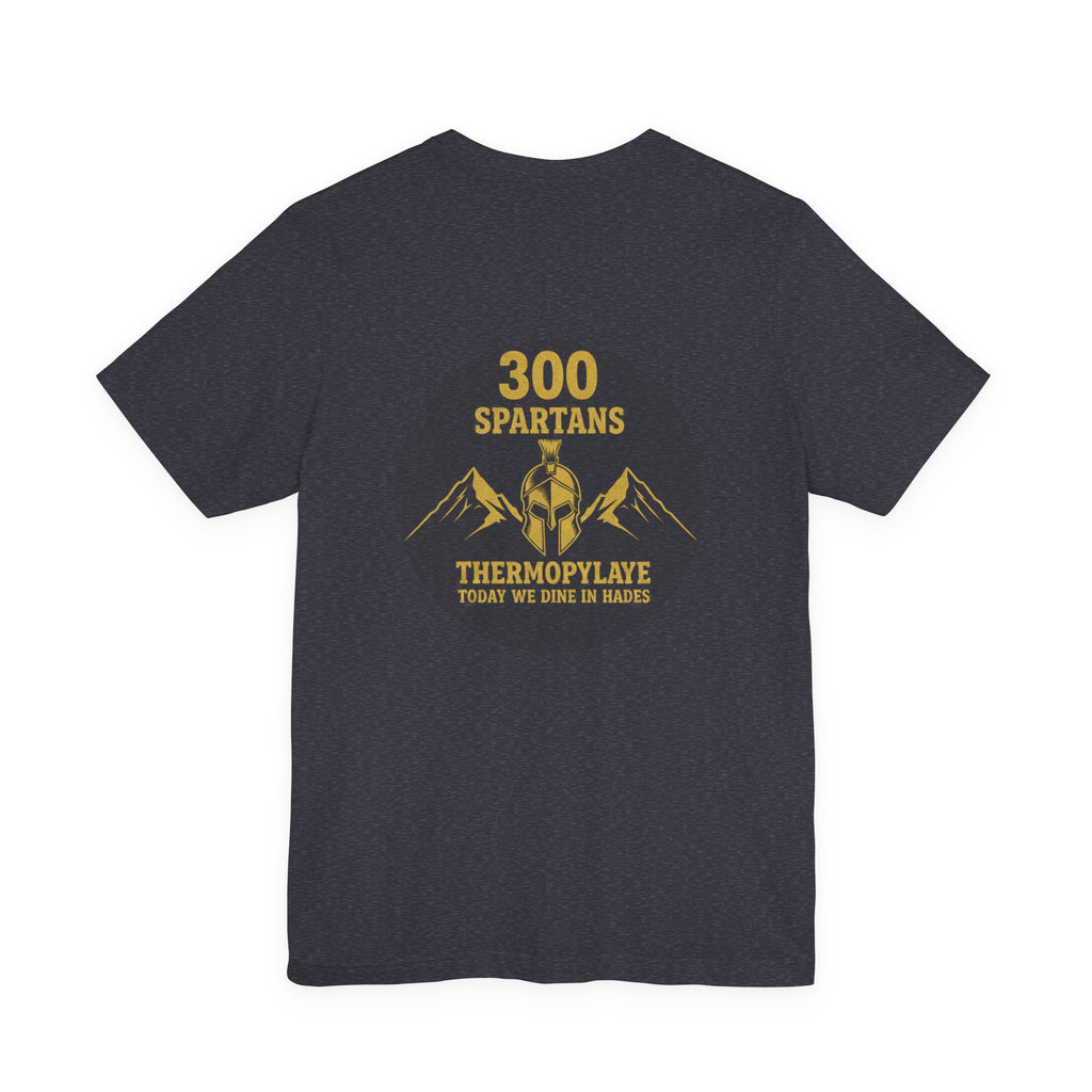Spartans Thermopylae Back Print Premium Tee