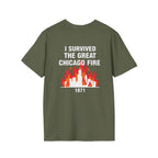 Great Chicago Fire Classic Back Print T-Shirt