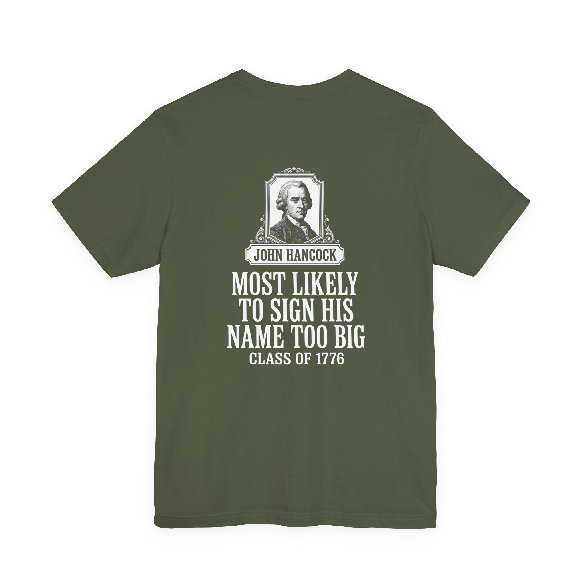 John Hancock Signature Superlative Back Print Premium Tee