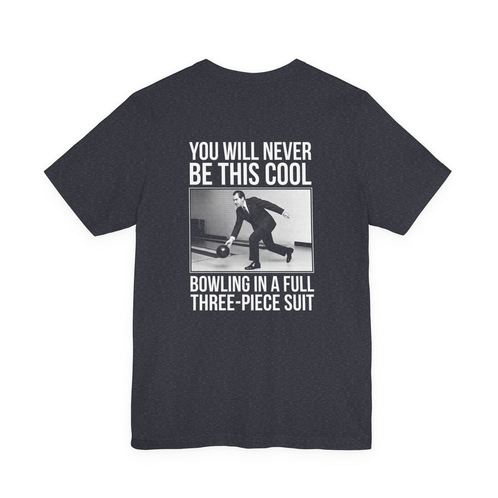 Nixon Suit Bowling Flex Back Print Premium Tee