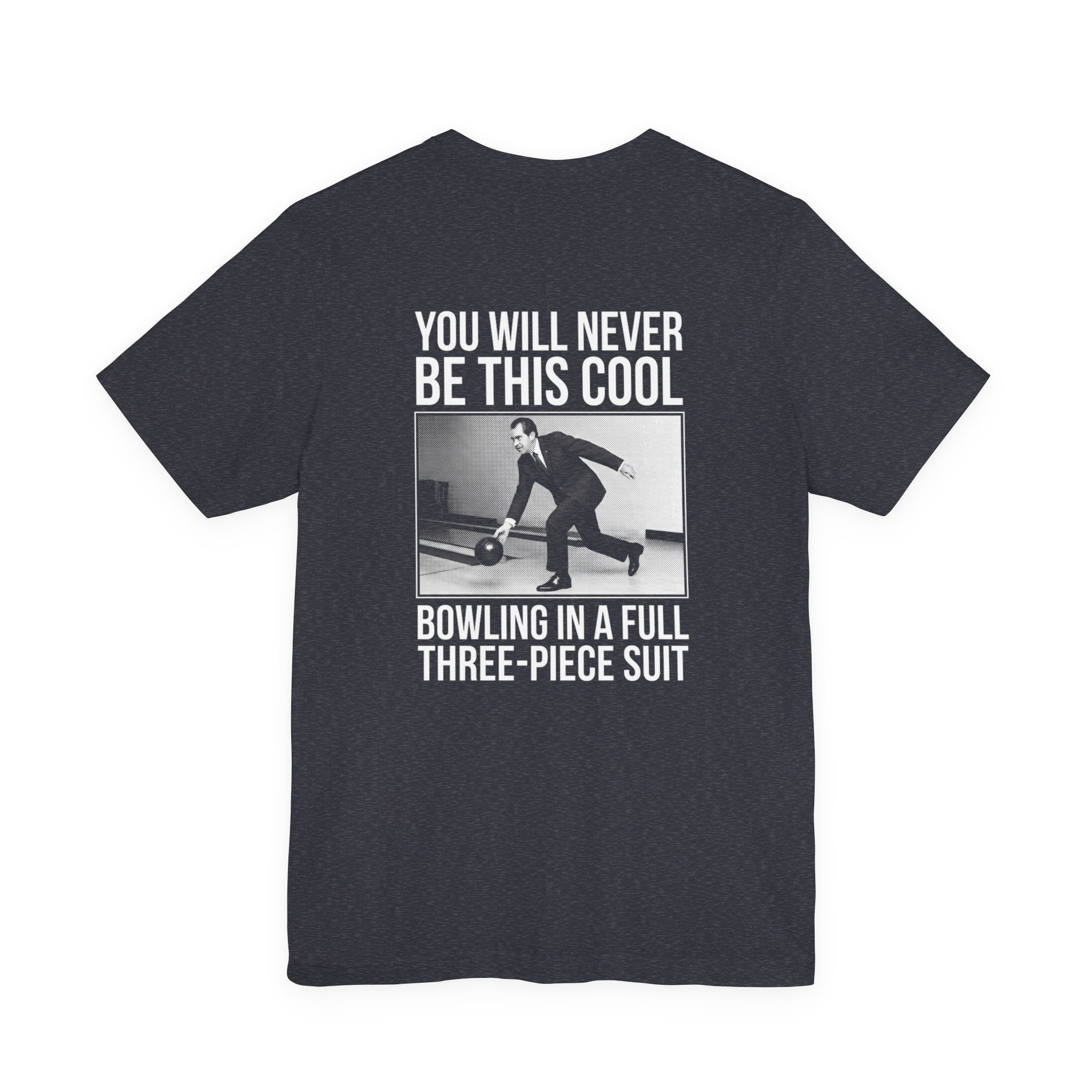 Nixon Suit Bowling Flex Back Print Premium Tee