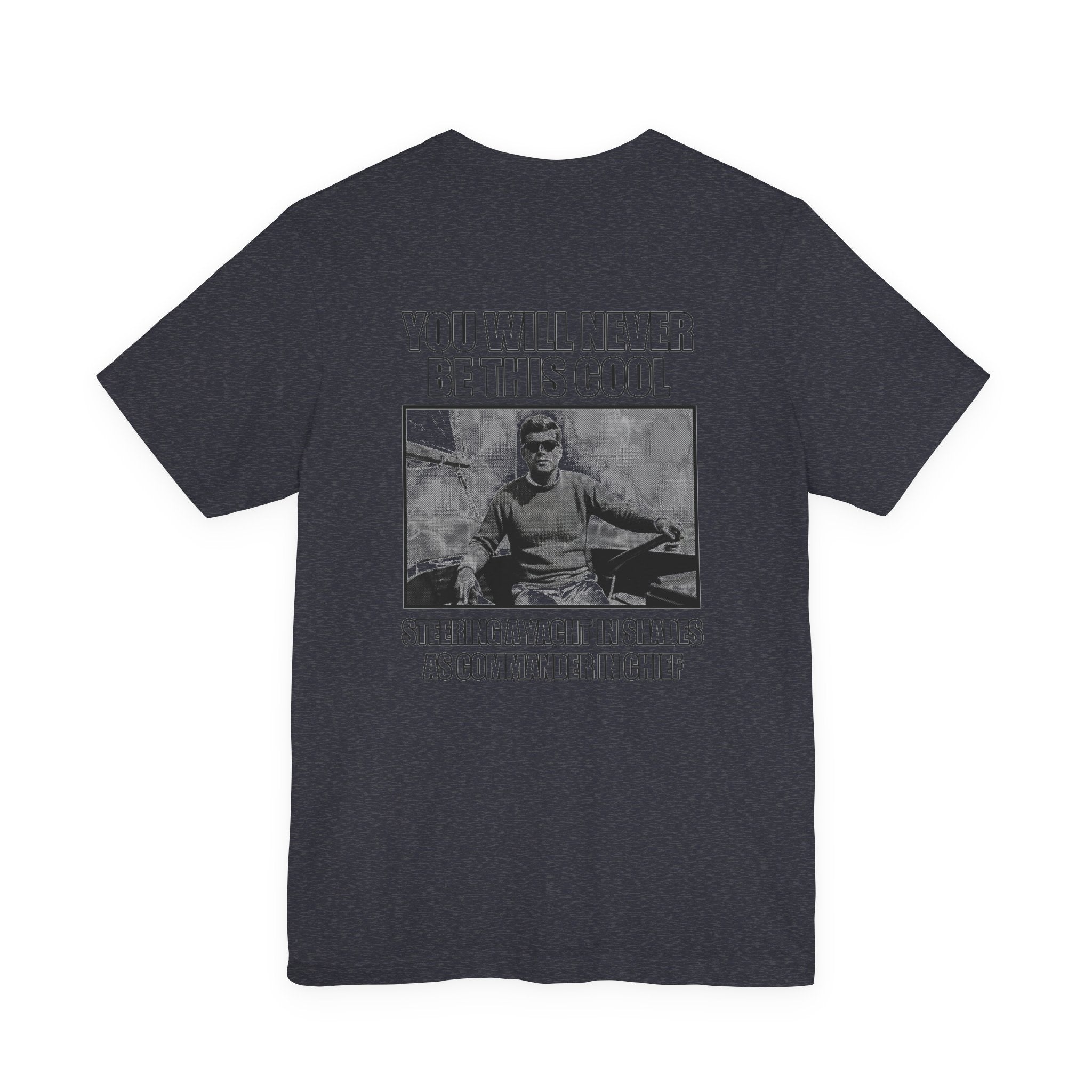 Jfk Yacht Sunglasses Flex Back Print Premium Tee