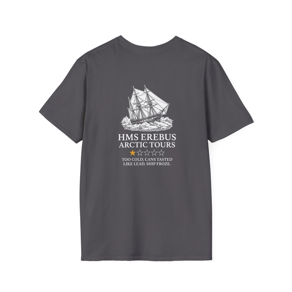 Hms Erebus Arctic Tours Back Print T-Shirt