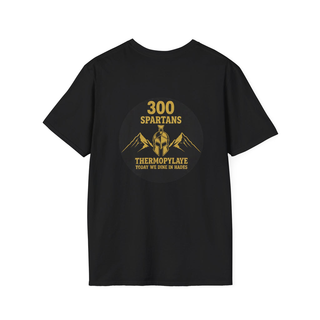 Spartans Thermopylae Back Print T-Shirt