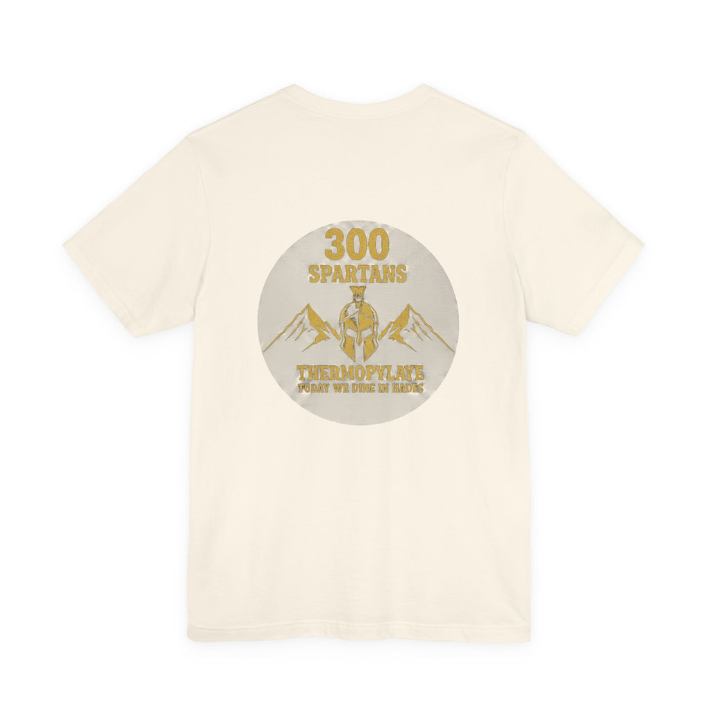 Spartans Thermopylae Back Print Premium Tee