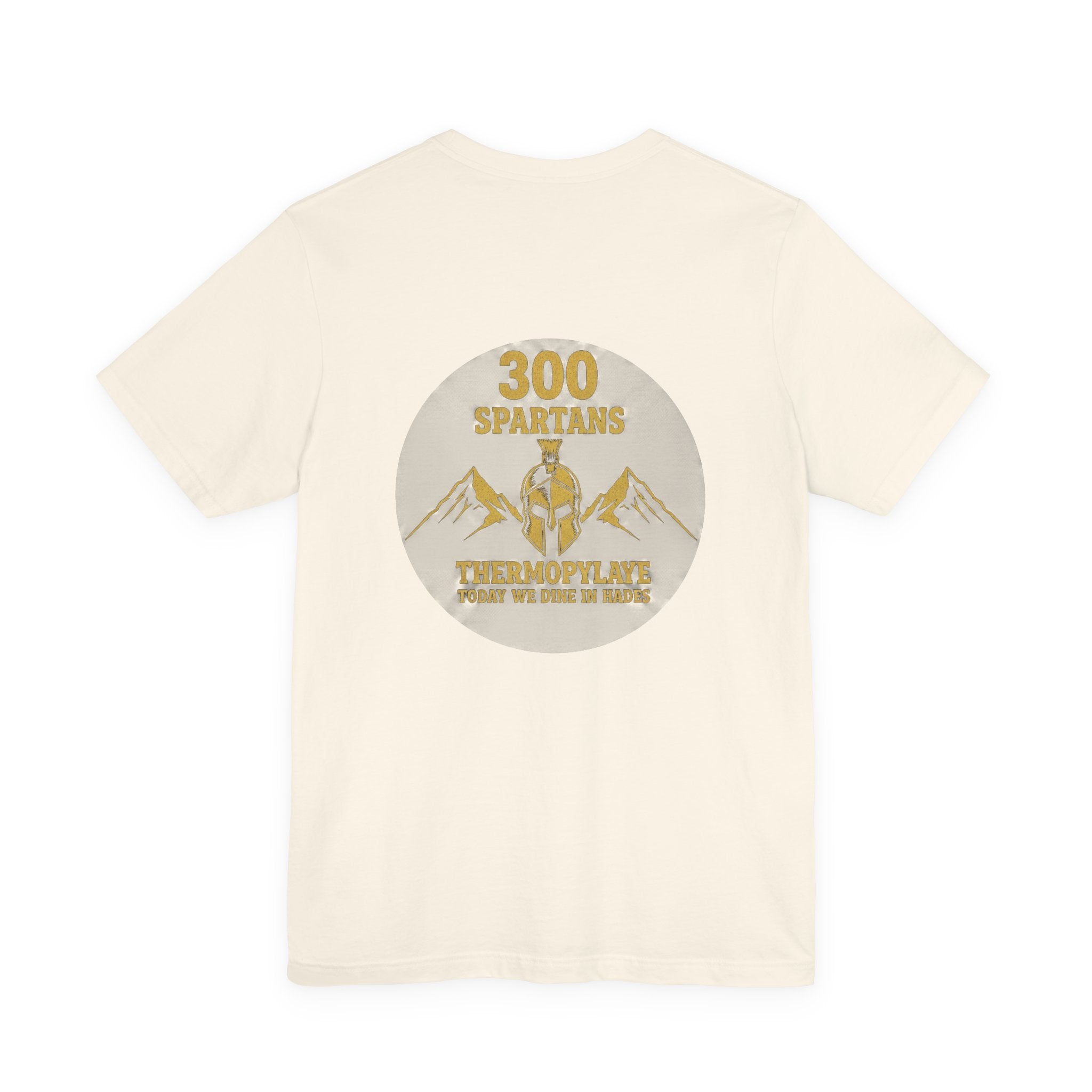 Spartans Thermopylae Back Print Premium Tee