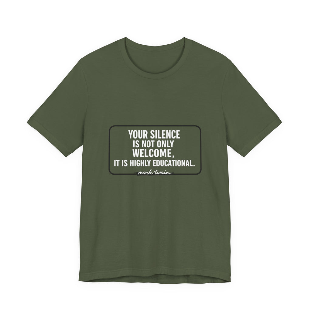 Your Silence Is Educational Premium Tee