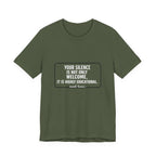 Your Silence Is Educational Premium Tee