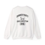 Donner Party Cross Country Team Back Print Sweatshirt