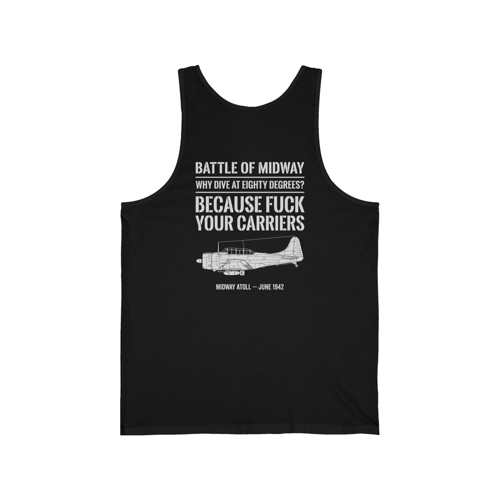 Battle of Midway Back Print Tank Top