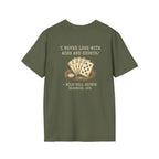 Dead Mans Hand Poker Back Print T-Shirt