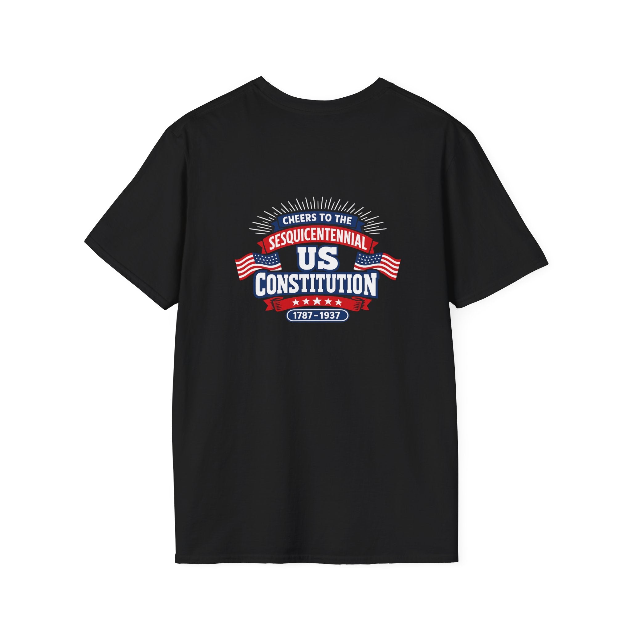 Cheers To The Sesquicentennial Us Back Print T-Shirt