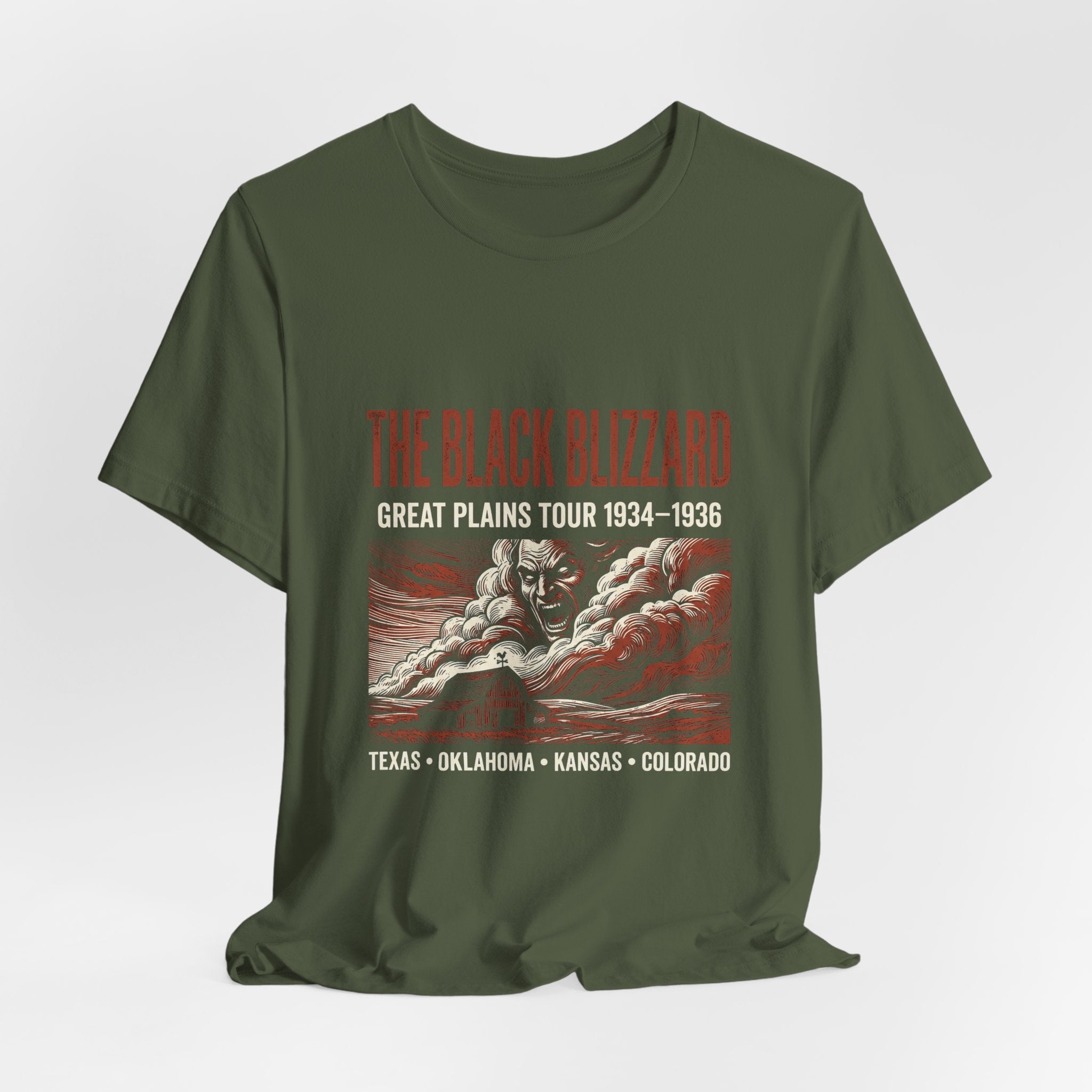 Black Blizzard Dust Tour Premium Tee