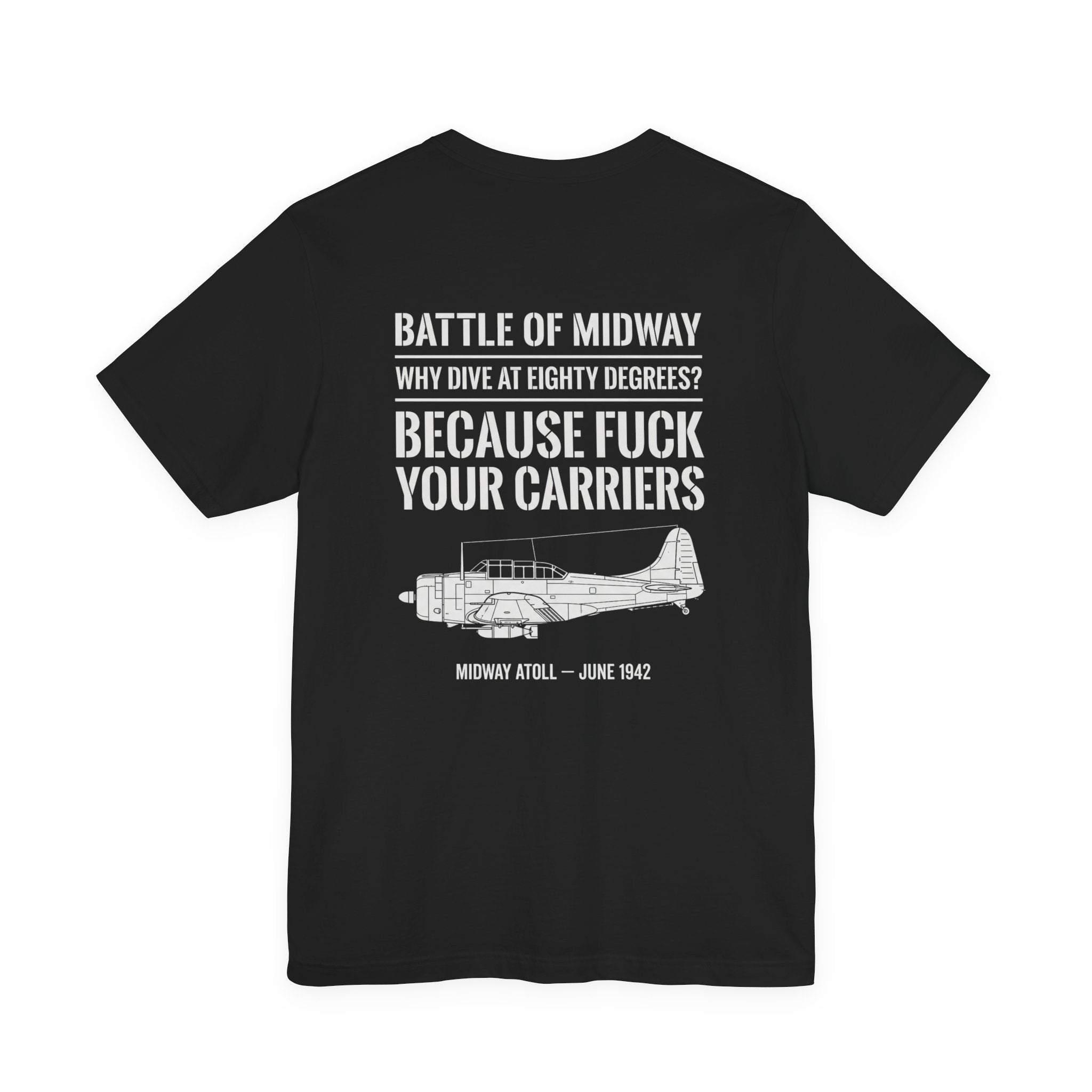 Battle of Midway Back Print Premium Tee