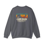 Chicago Great Fire 5K Retro Back Print Sweatshirt