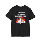 Great Chicago Fire Classic Back Print T-Shirt