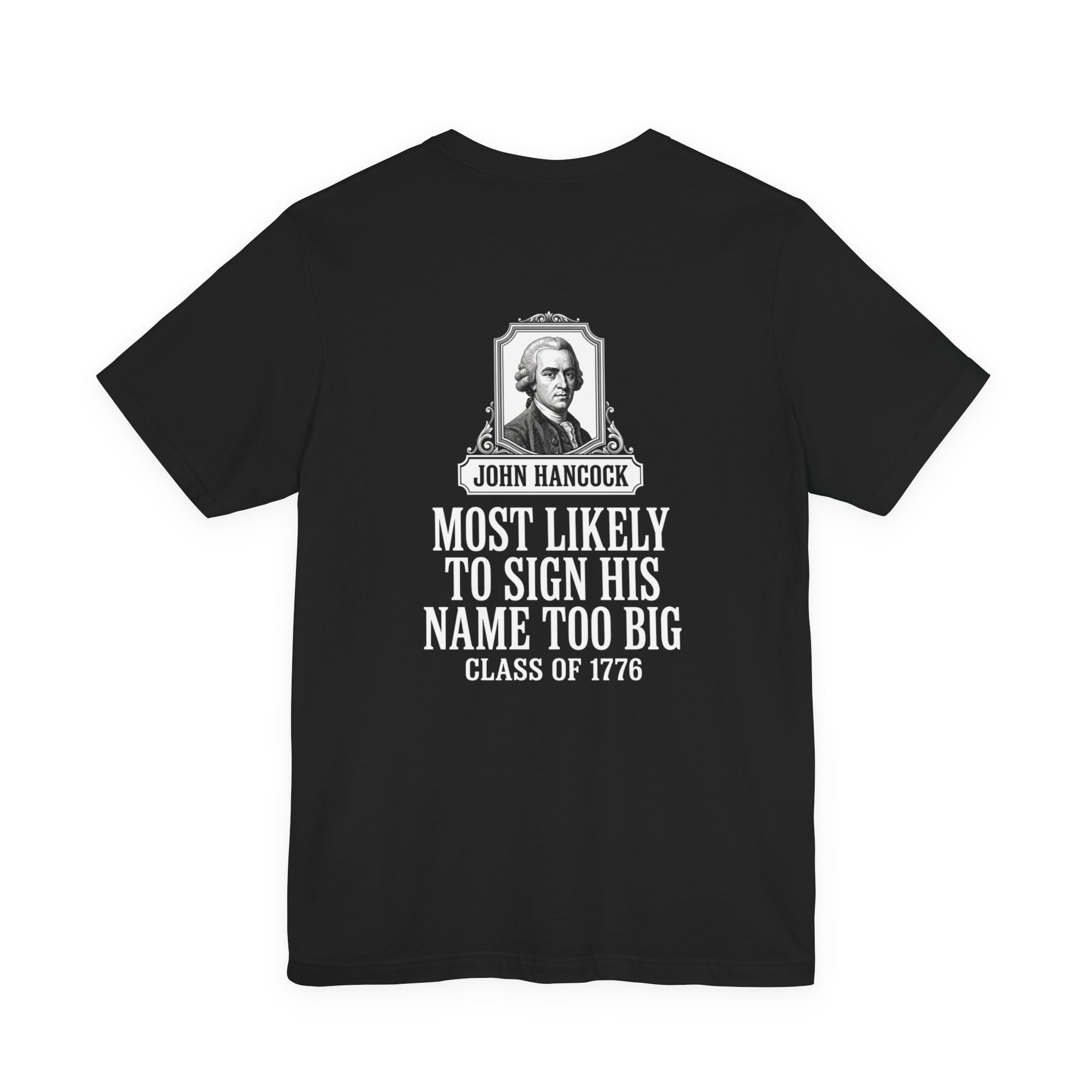 John Hancock Signature Superlative Back Print Premium Tee