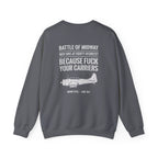 Battle of Midway Back Print Sweatshirt