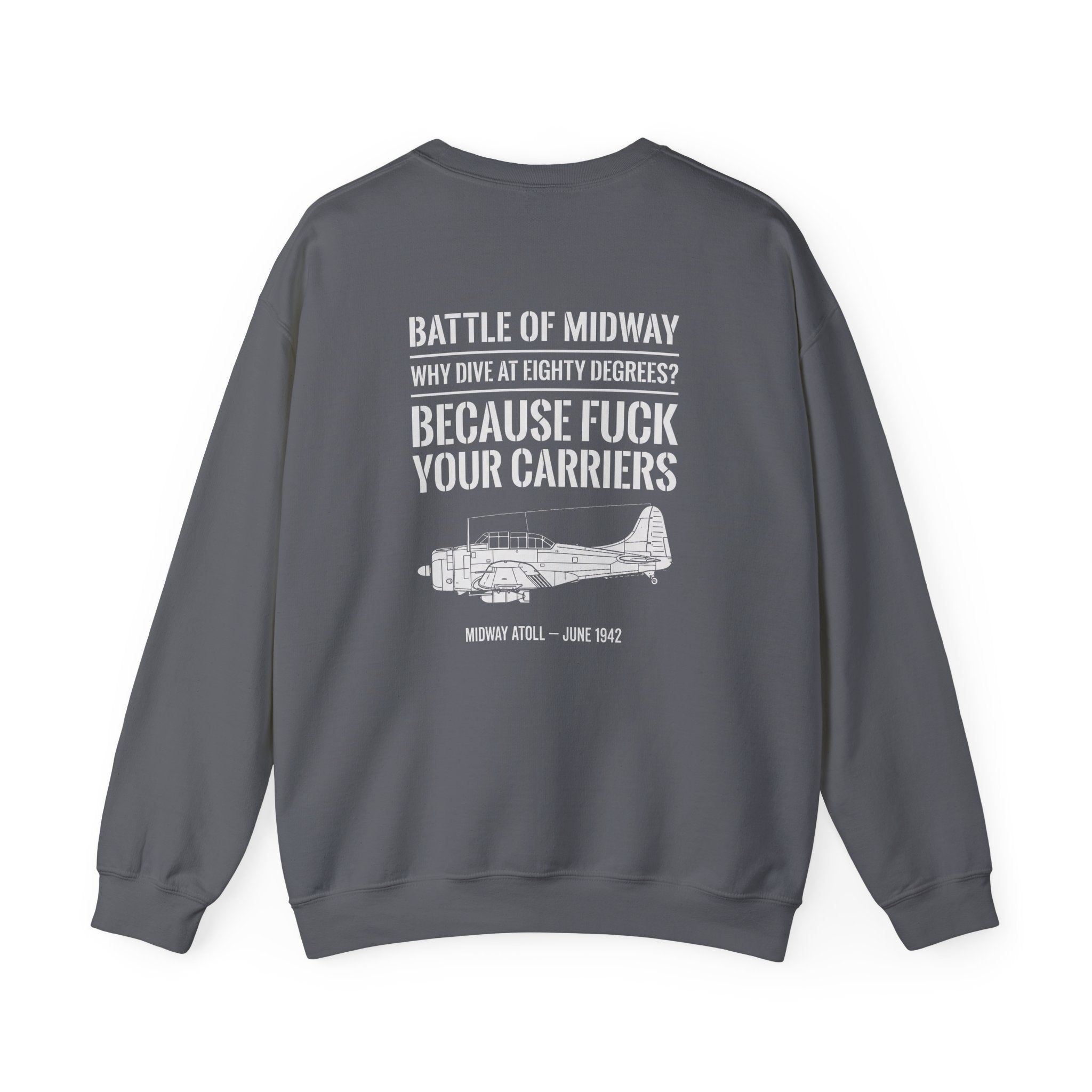Battle of Midway Back Print Sweatshirt