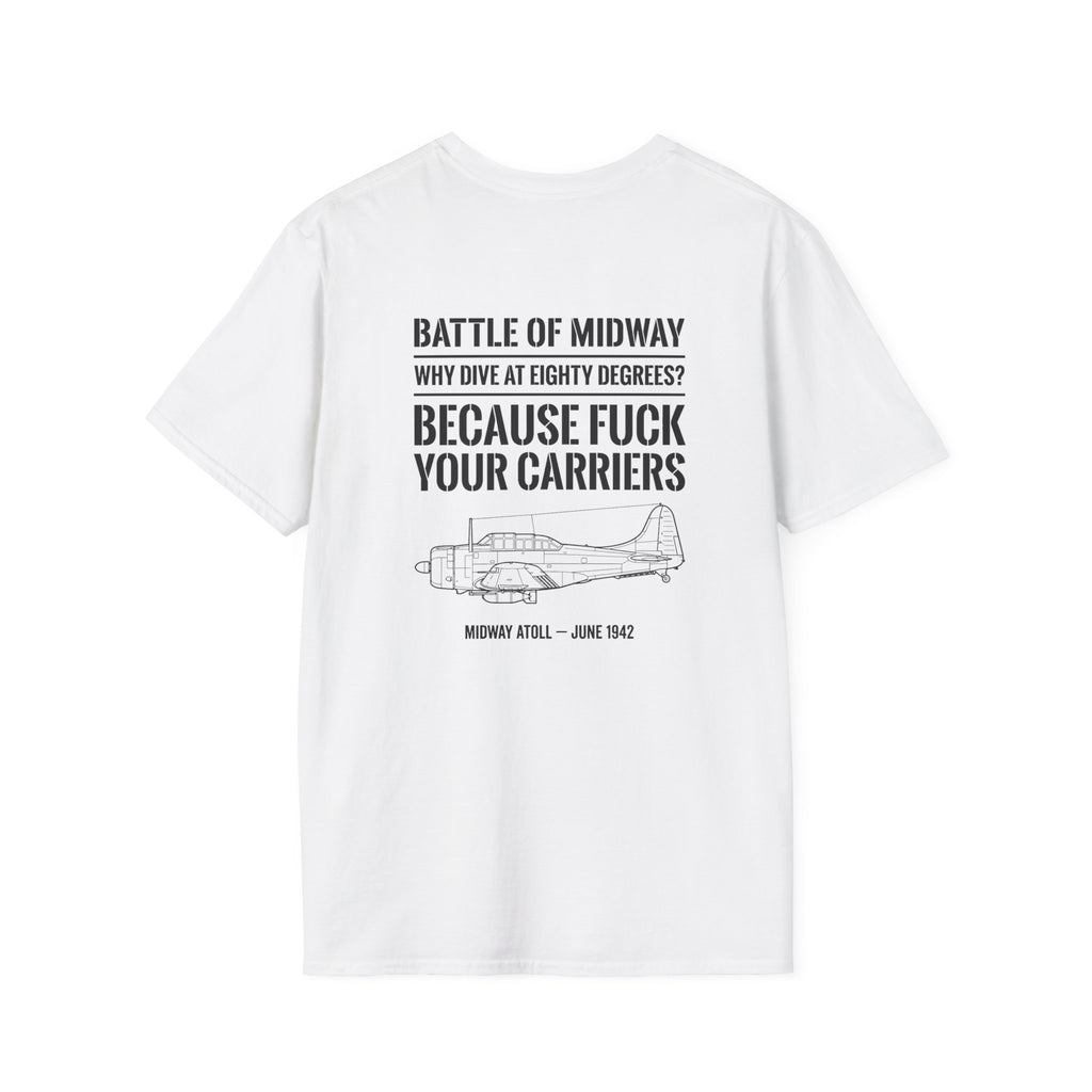 Battle of Midway Back Print T-Shirt