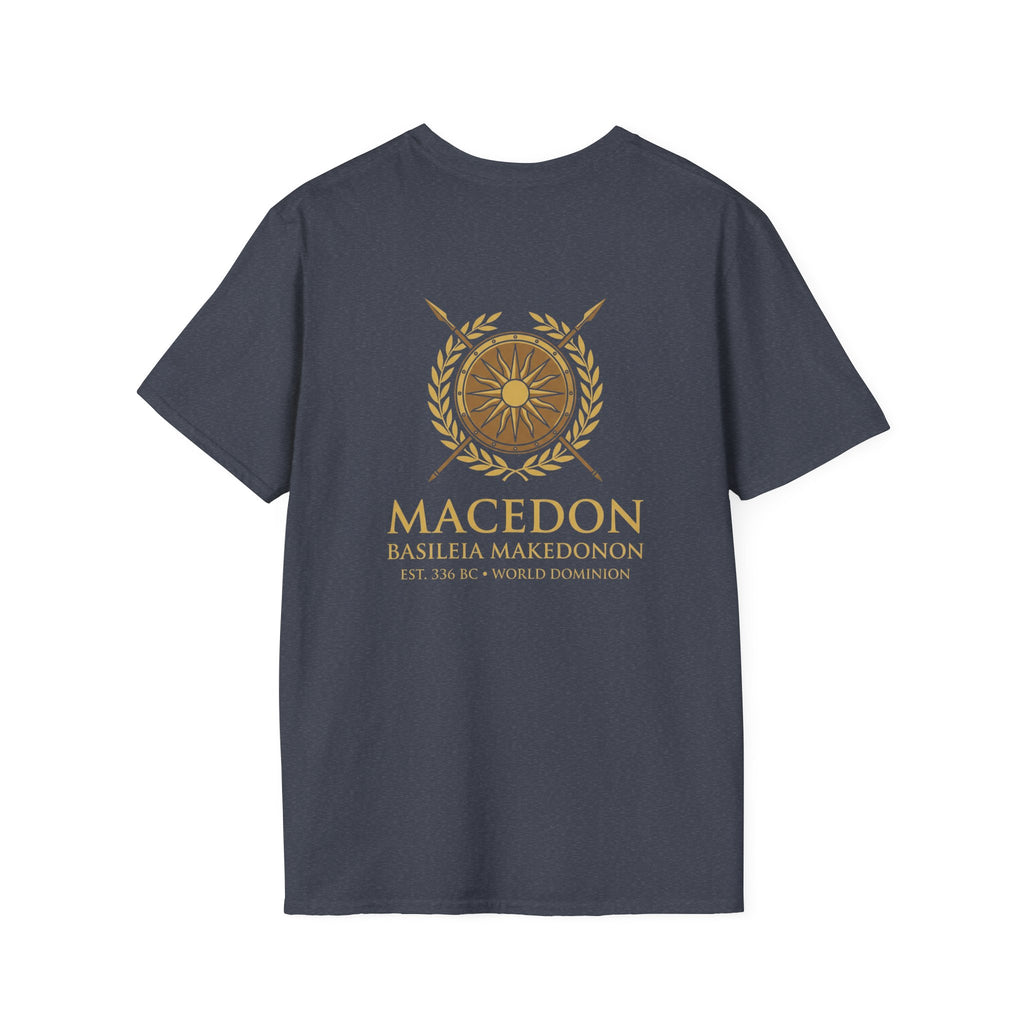 Macedonian Empire Crest Back Print T-Shirt