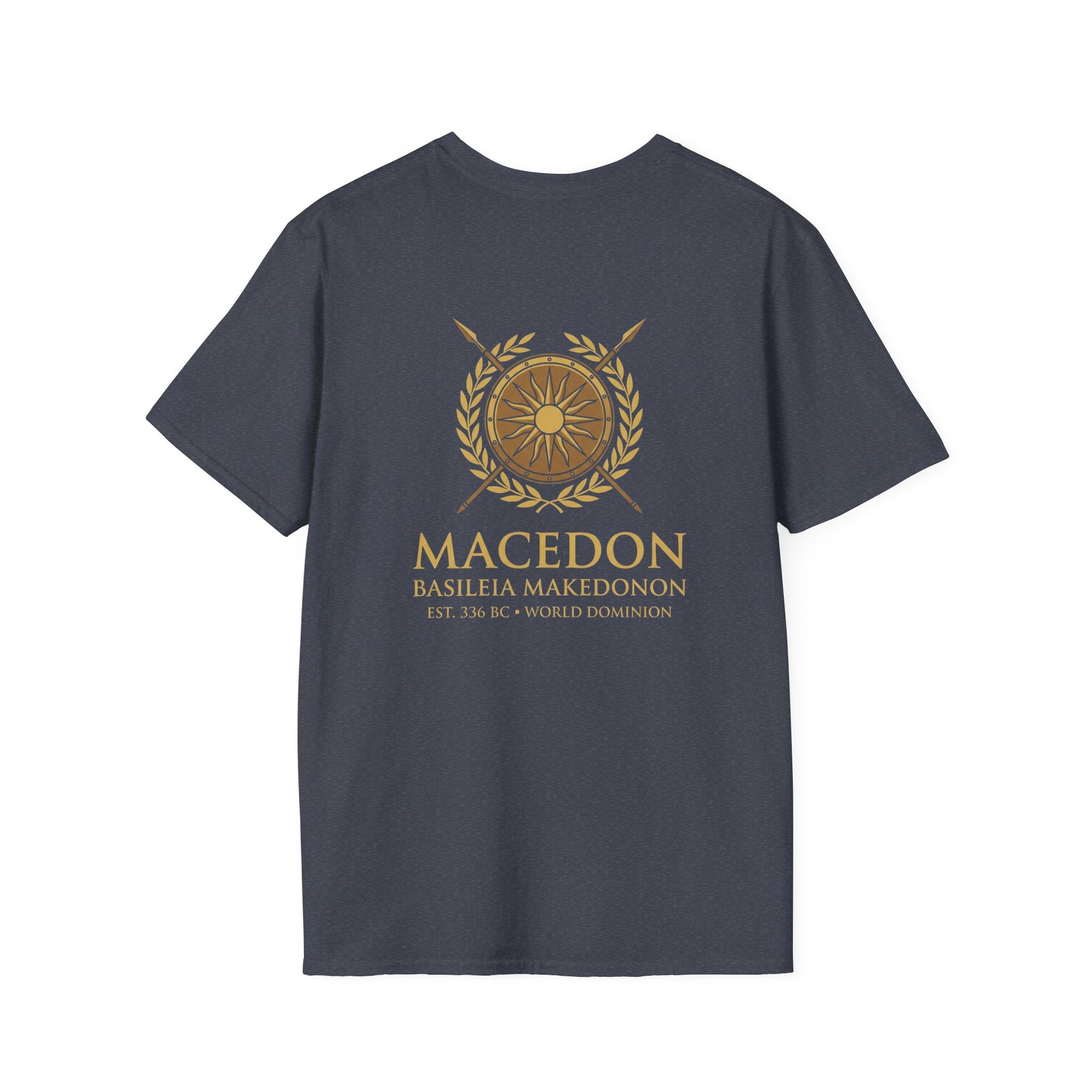 Macedonian Empire Crest Back Print T-Shirt