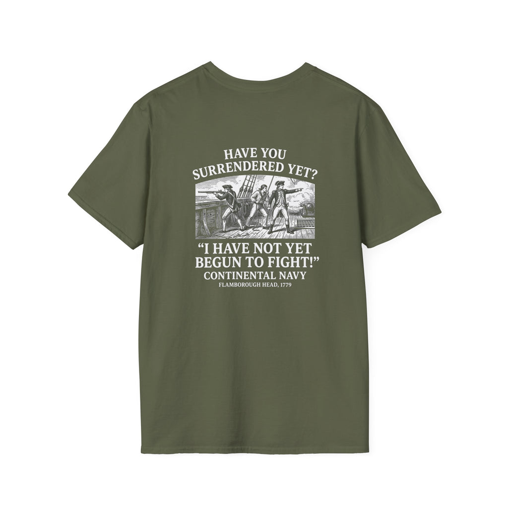 Not Yet Begun To Fight Back Print T-Shirt